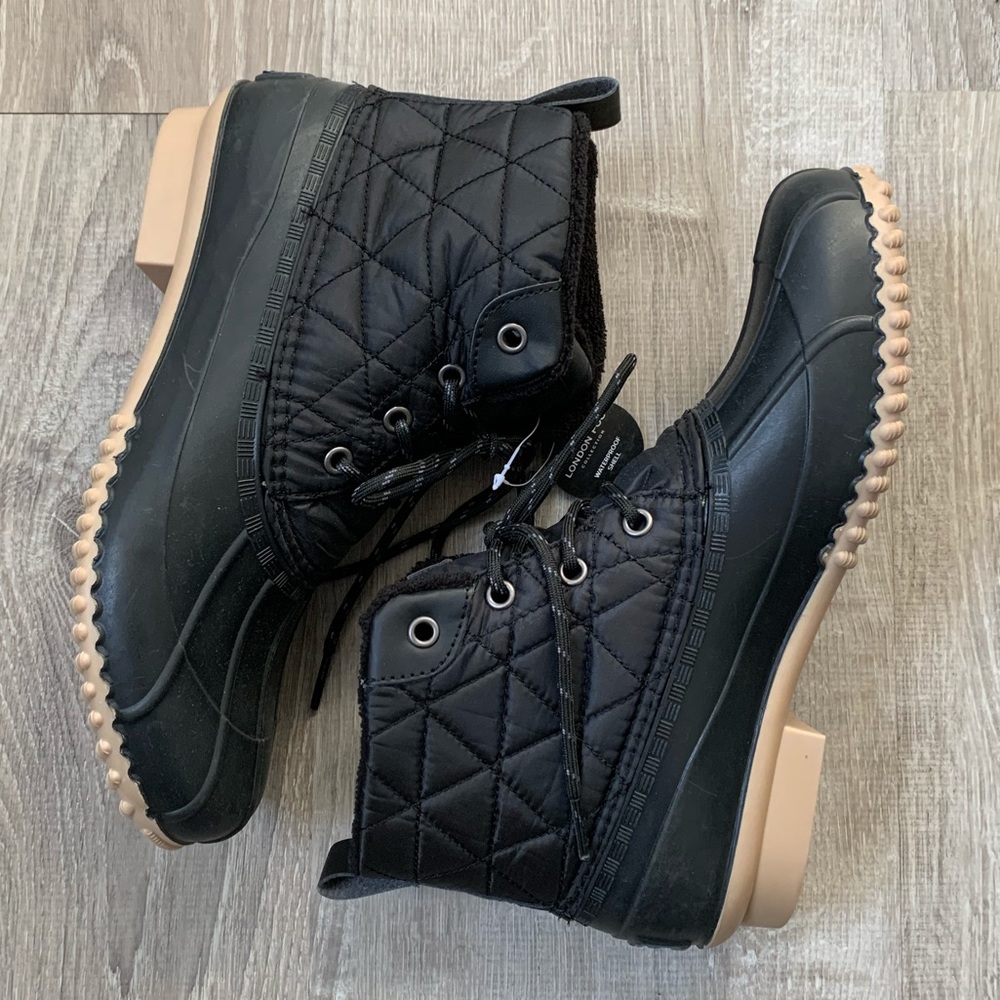 London Fog duck boots
